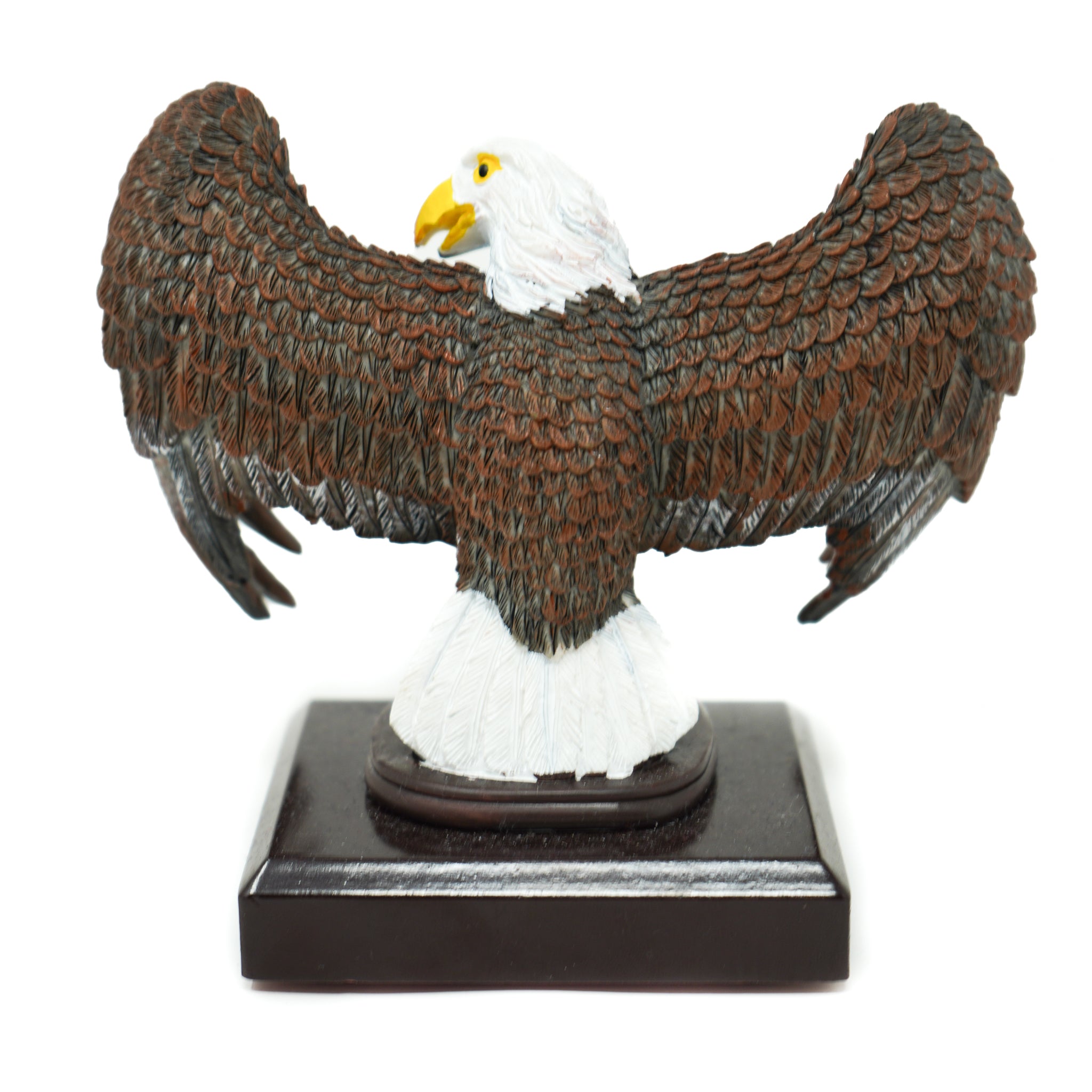 Eagle Statue with Washington DC Painting