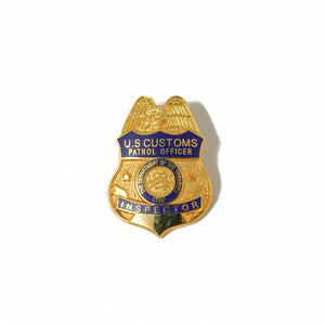 US Customs Patrol Officer Lapel Pin