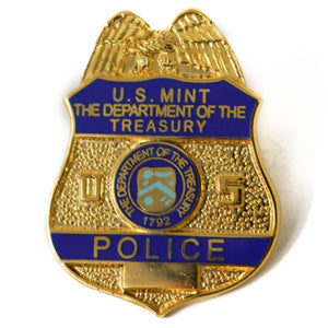 United States Department of the Treasury Mint Police Lapel Pin