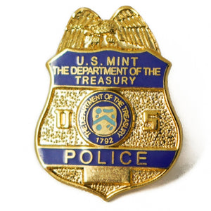 United States Department of the Treasury Mint Police Lapel Pin