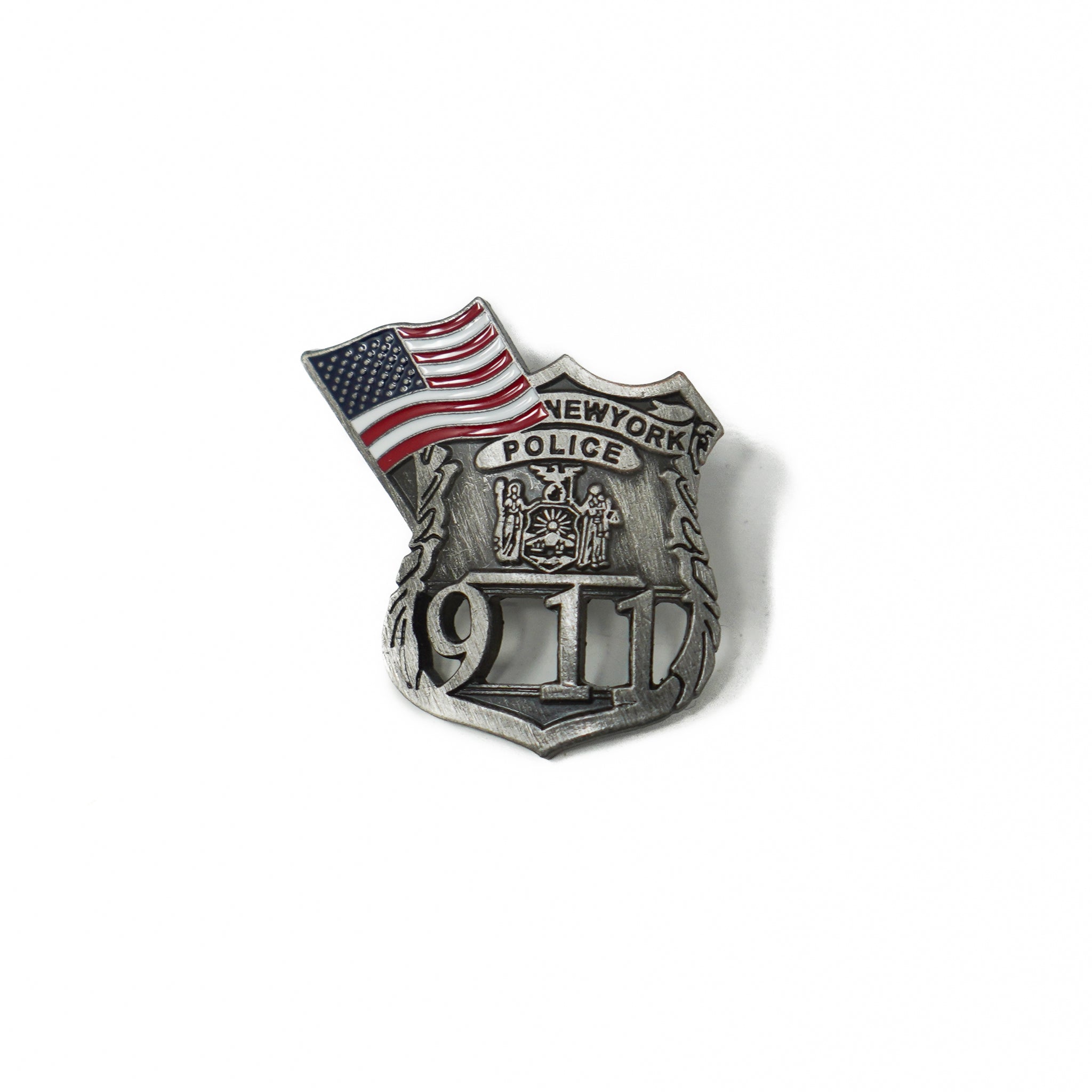 9/11 New York Police Badge Commemorative Lapel Pin