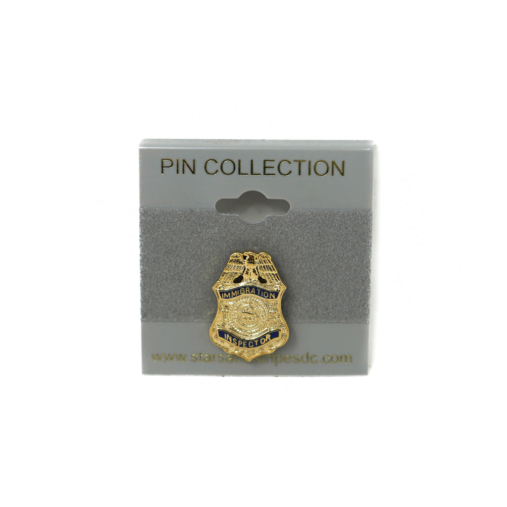 Department of Justice Immigration Inspector Lapel Pin