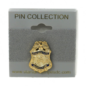 Department of Justice Immigration Inspector Lapel Pin