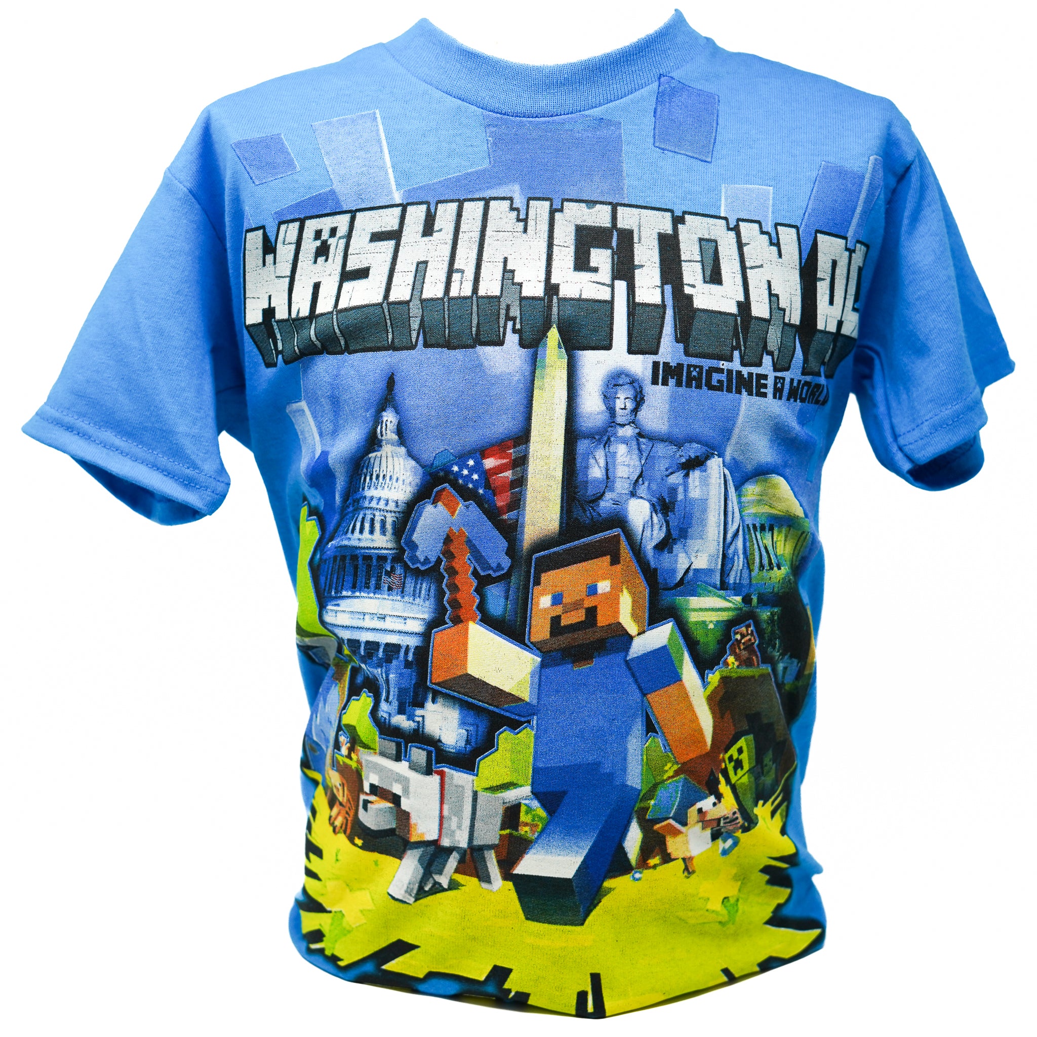 Minecraft Washington D.C. Kids T-Shirt