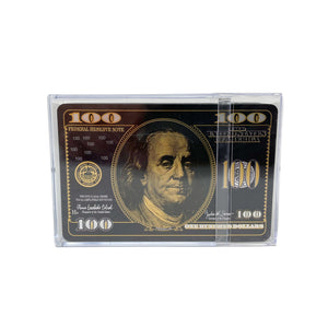 100 Dollar Bill Playing Cards