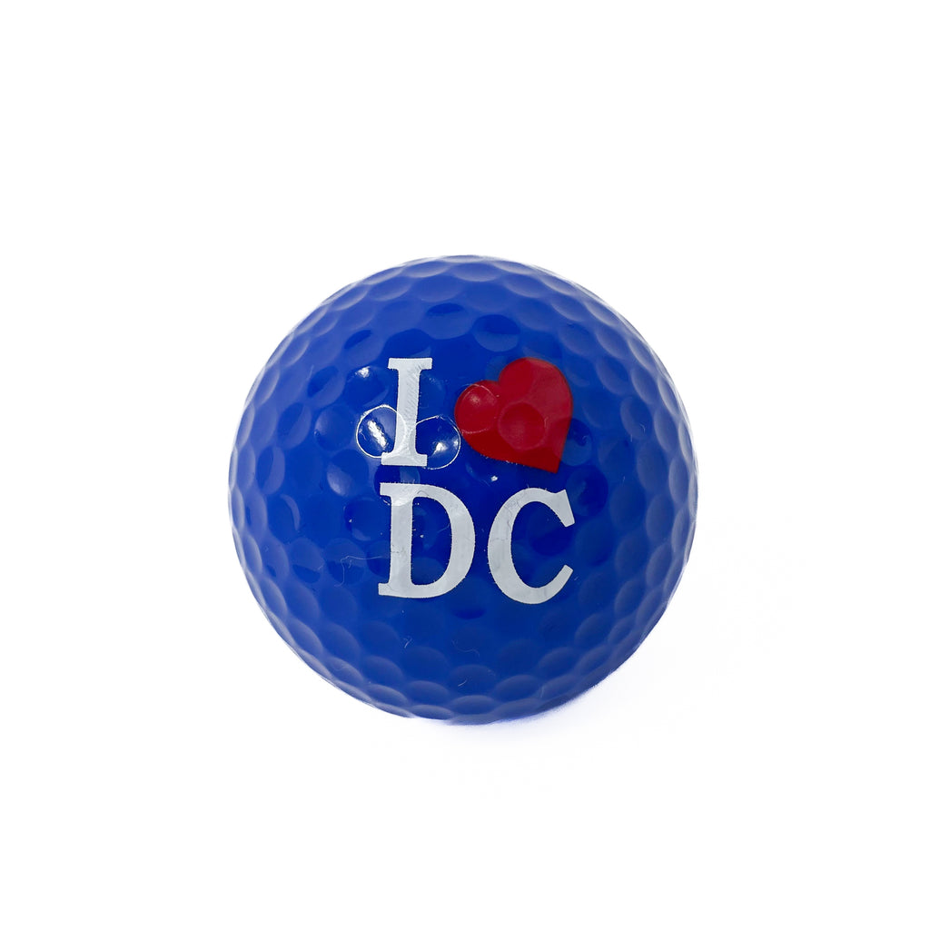 I Love DC Golf Ball