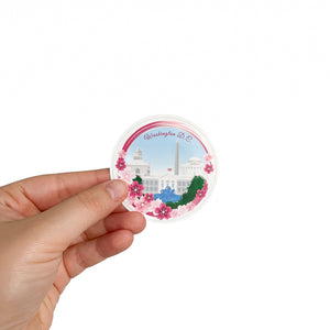 Washington DC Cherry Blossom Stickers