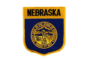 Nebraska State Iron-on Patch
