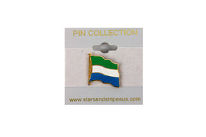 Sierra Leone Flag Lapel Pin