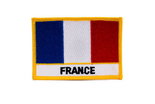 French Flag Embroidered Patch