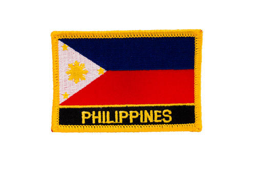 Philippines Flag Embroidered Patch