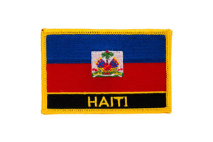 Haiti Flag Embroidered Patch
