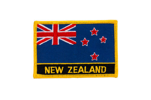 New Zealand Flag Embroidered Patch