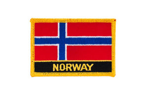 Norway Flag Embroidered Patch