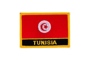Tunisia Flag Embroidered Patch