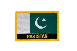 Pakistan Flag Embroidered Patch