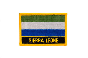 Sierra Leon Flag Embroidered Patch