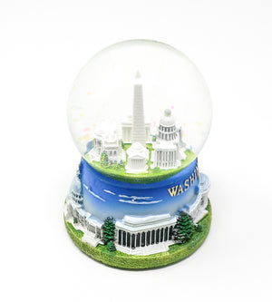 Washington DC Landmark Buildings Snow Globe (2 Sizes)