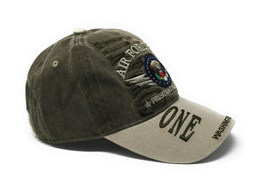 Air Force One Cap Multiple Colors Soft Cap olive khaki Bill
