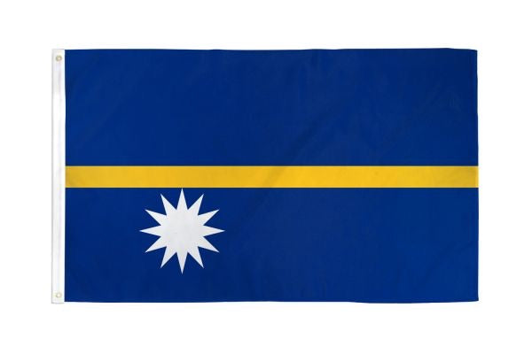 Nauru Flag 3 ft x5 ft
