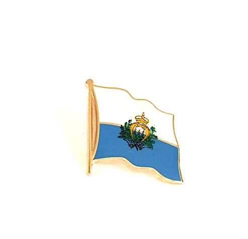 San Marino Flag Lapel Pin