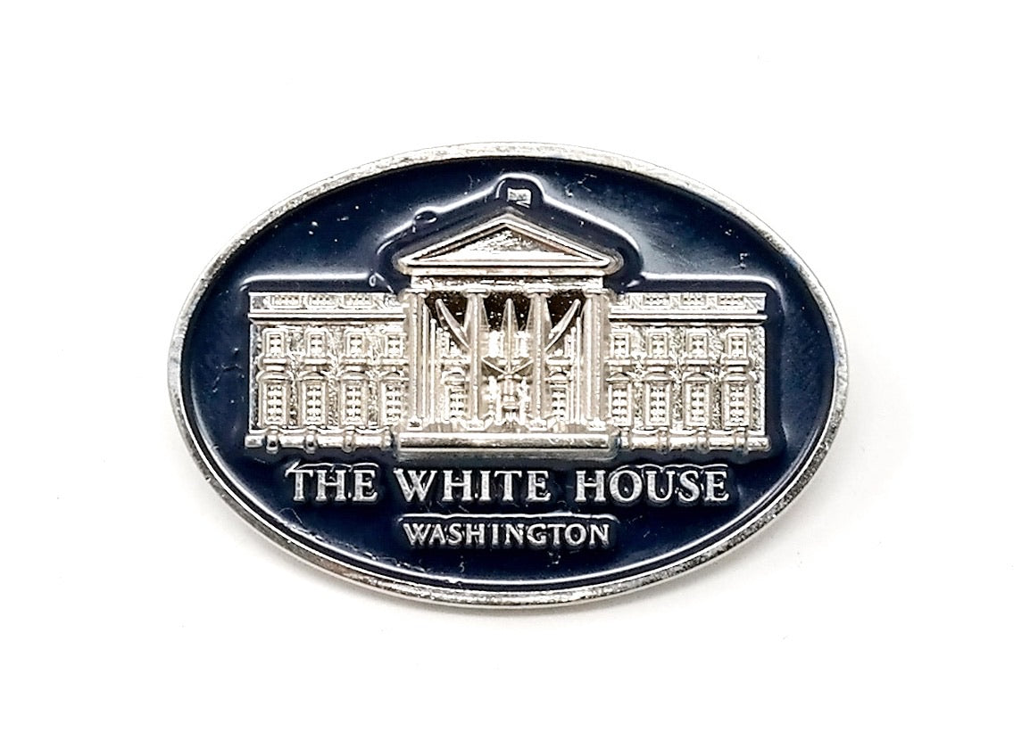 The White House Washington DC Blue/Sillver Lapel Pin