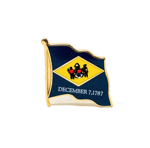 Delaware State Flag Lapel Pin