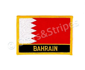 Bahrain Flag Embroidered Patch