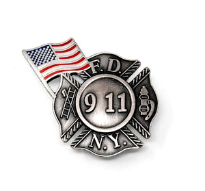 9-11 New York Fire Department Commemorative Lapel Pin