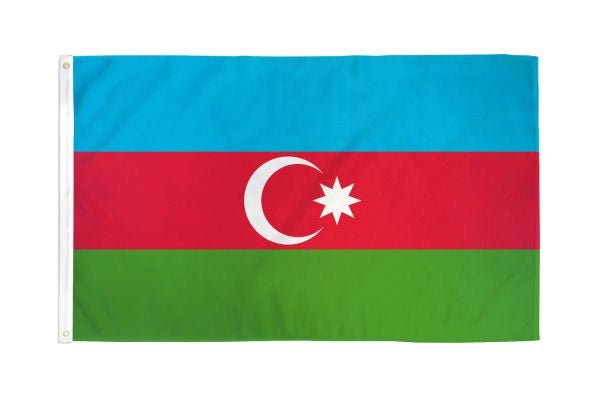 Azerbaijan Flag 3x5ft