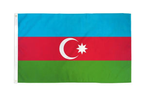 Azerbaijan Flag 3x5ft