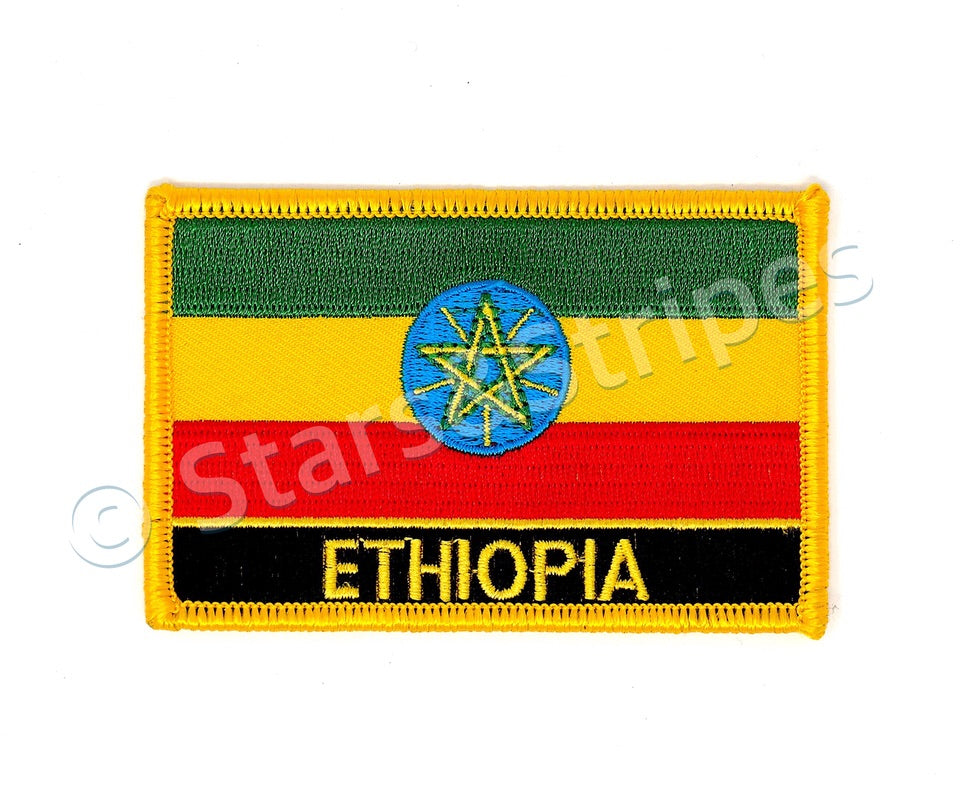 Ethiopia Flag Embroidered Patch