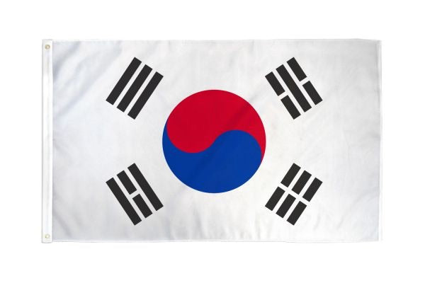 South Korea Flag 3 x 5 ft