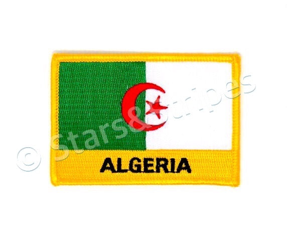 Algeria Flag Embroidered Patch