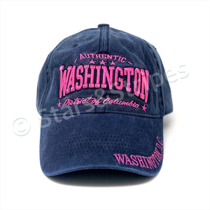 Authentic Washington DC Baseball Cap (Multiple Colors)