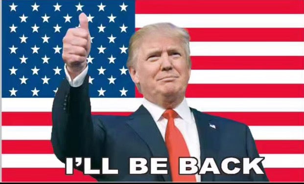 Trump 2024 “I’ll Be Back” 3x5 Flag