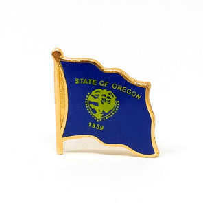 Oregon State Flag Lapel Pin