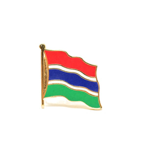 Gambia Flag Lapel Pin