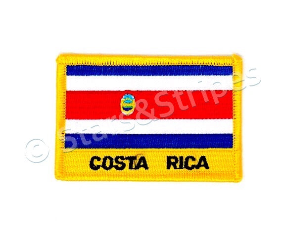 Costa Rica Flag Embroidered Patch