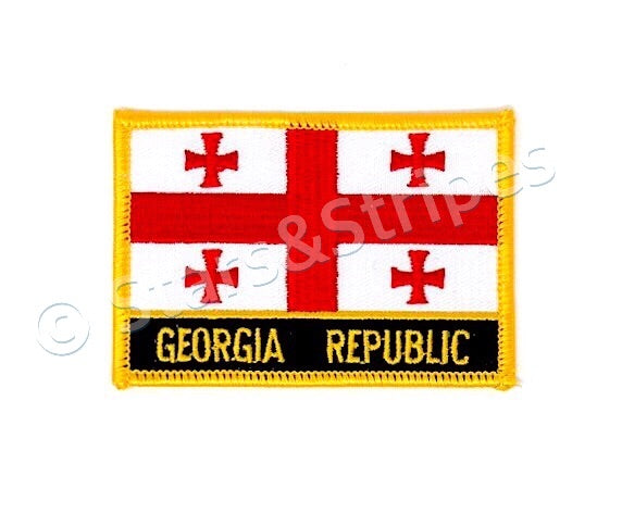 Georgia Republic Flag Embroidered Patch