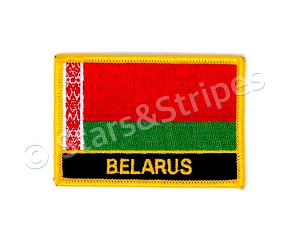 Belarus Flag Embroidered Patch