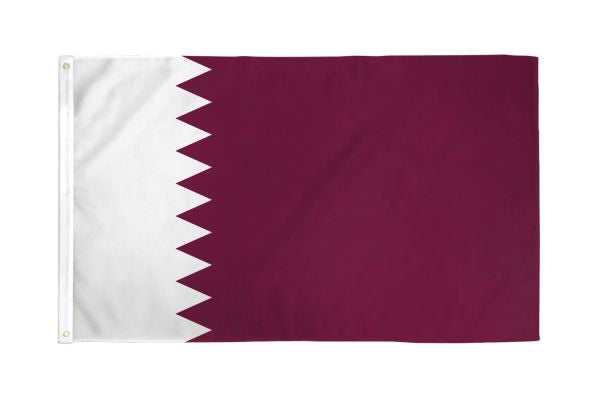 Qatar Flag 3x5ft