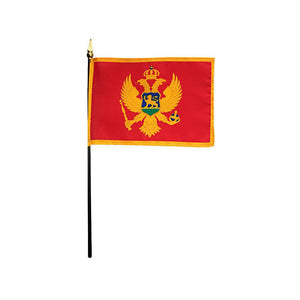 Montenegro Stick Flag