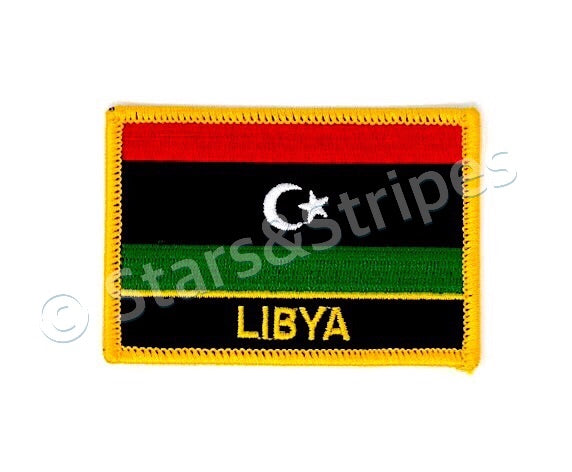 Libya Flag Embroidered Patch