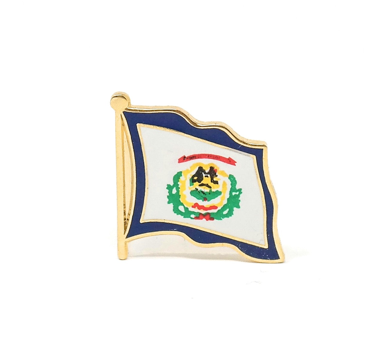 West Virginia State Flag Lapel Pin