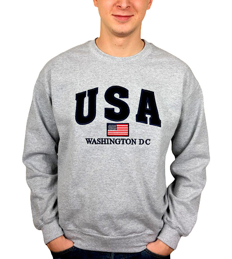 USA Embroidered Crewneck (3 Colors)