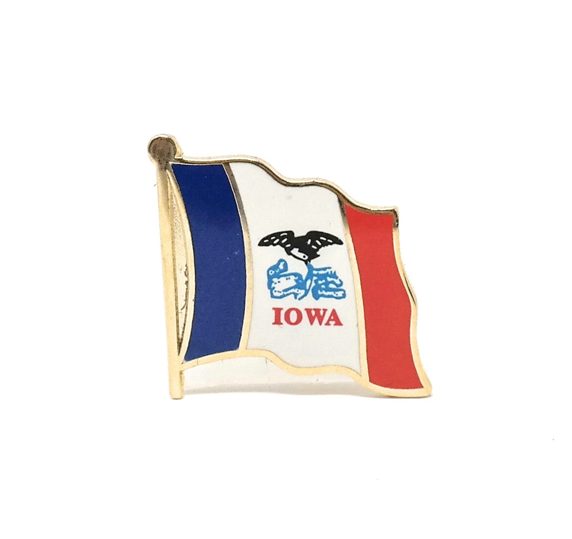 Iowa State Flag Lapel Pin