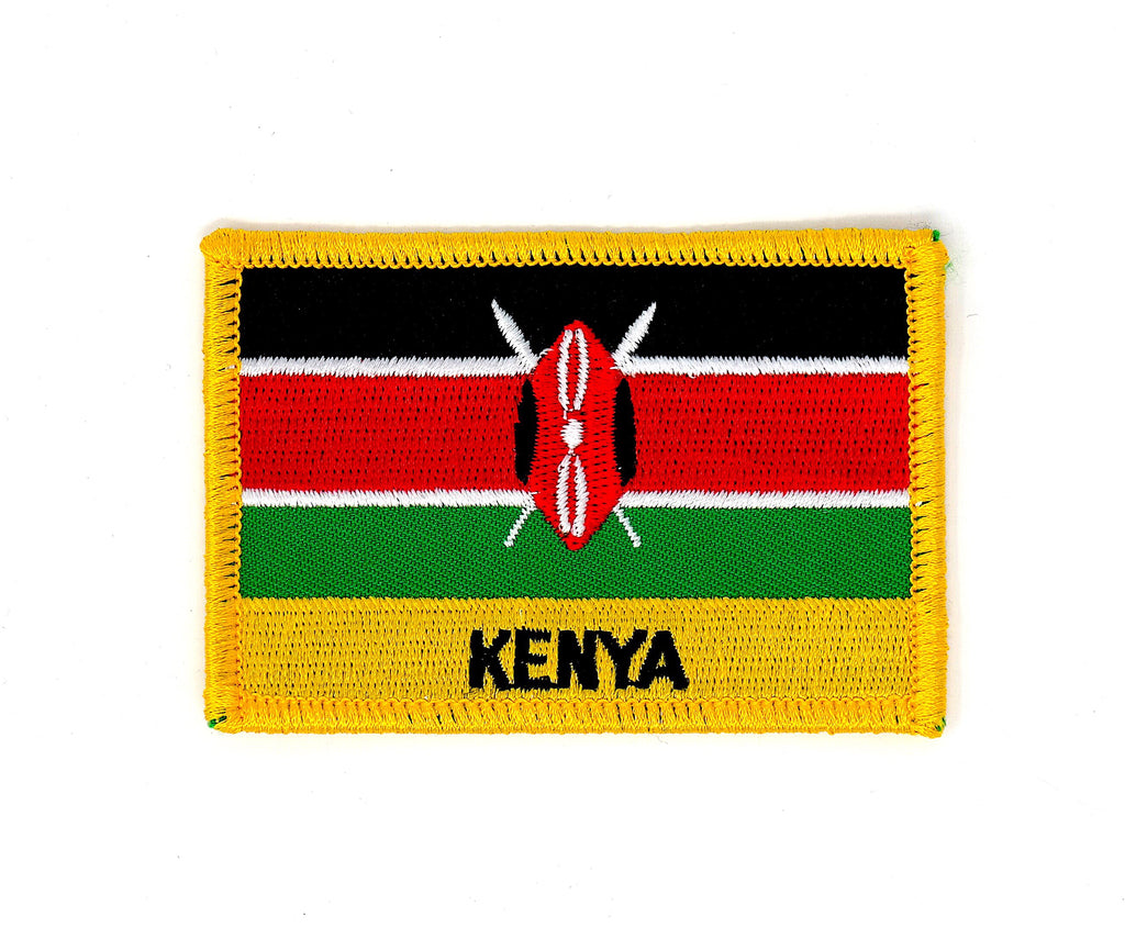 Kenya Flag Embroidered Patch