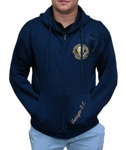 Washington DC Presidential Seal Zip-Up Hoodie (2 Colors)