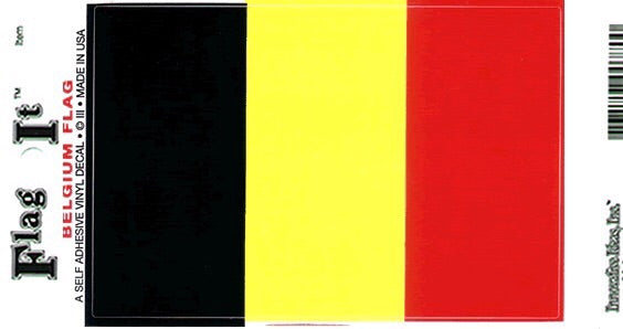 Belgium Flag Decal Sticker